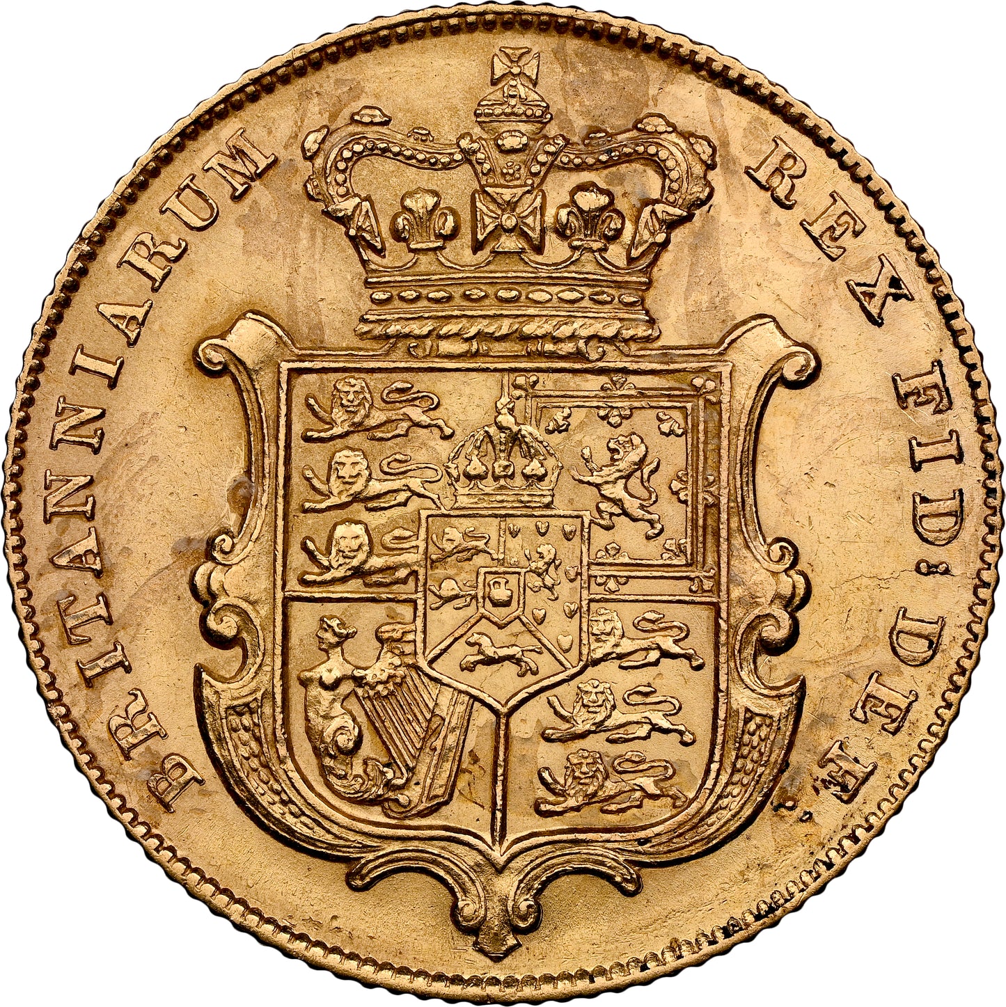 George IV 1829 Bare Head Full Sovereign