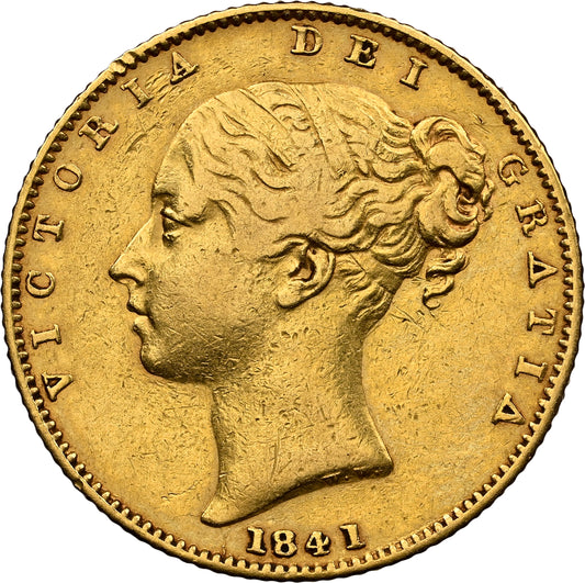 Victoria 1841 Young Head Full Sovereign