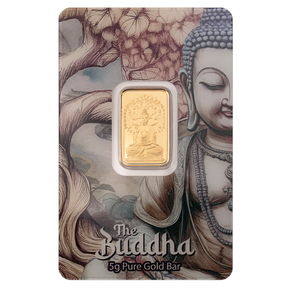 The Buddha – 5g .999 Pure Gold Bar (Peace & Enlightenment Edition)