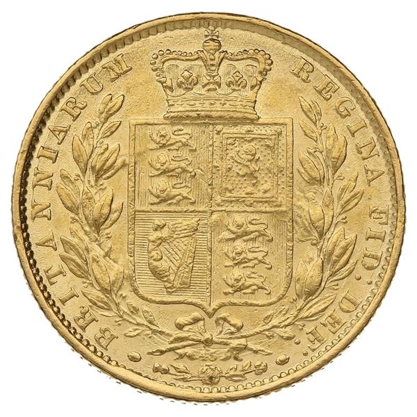 Victorian Shield Back Full Sovereign