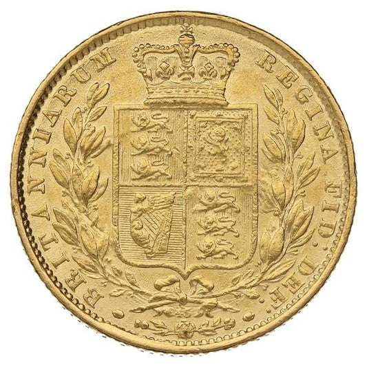 Victorian Shield Back Full Sovereign