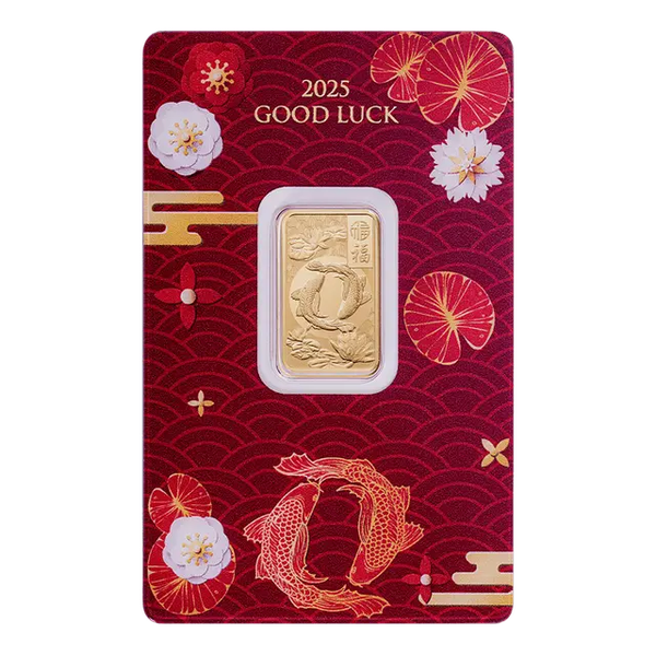 Koi – 5g .999 Pure Gold Bar (Symbol of Strength & Prosperity Edition)