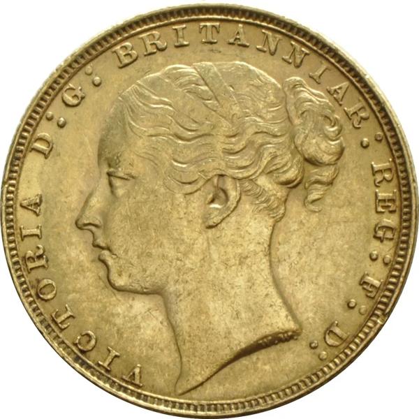 Victoria Young Head Full Sovereign