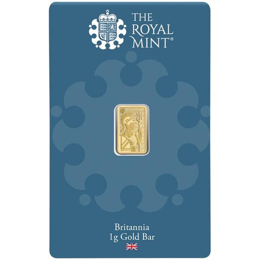 1g Gold Bar – 24ct Fine Gold (Carded)