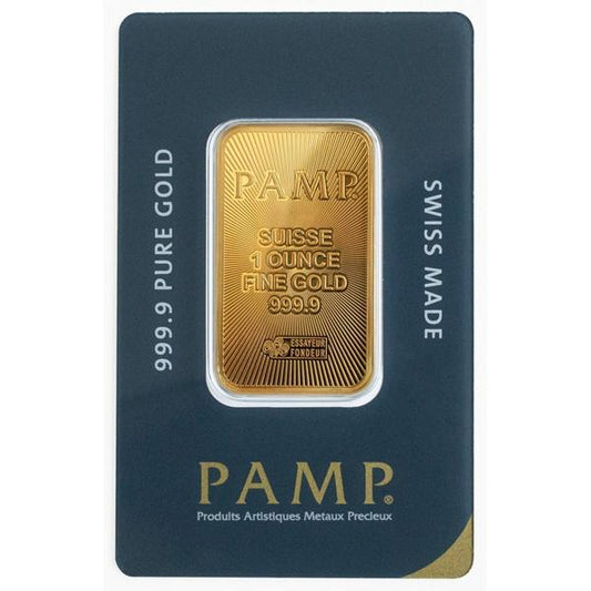 1oz Gold Bar – 24ct Fine Gold (Carded)