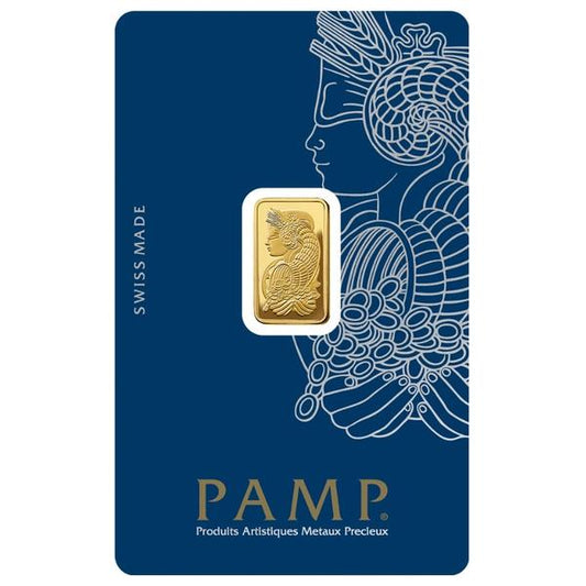 2.5g Gold Bar – 24ct Fine Gold (Carded)