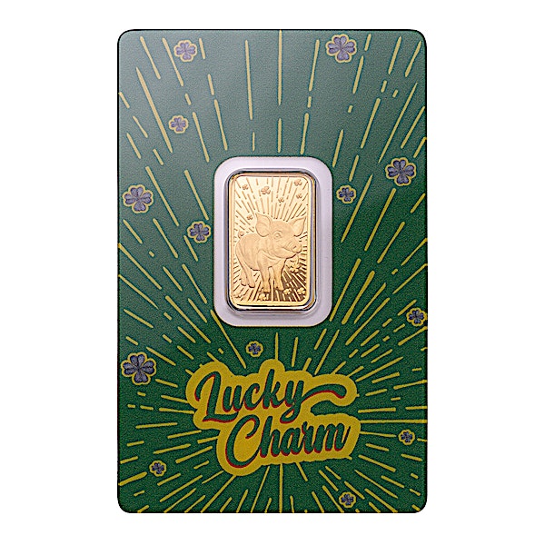 Lucky Charm Pig – 5g .999 Pure Gold Bar (Good Fortune Edition Collectible)