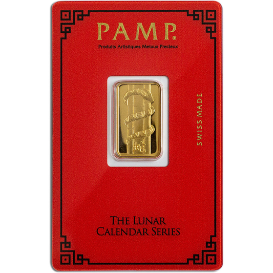 Year of the Snake – 5g .9999 Pure Gold Bar (Lunar Calendar Limited Edition)
