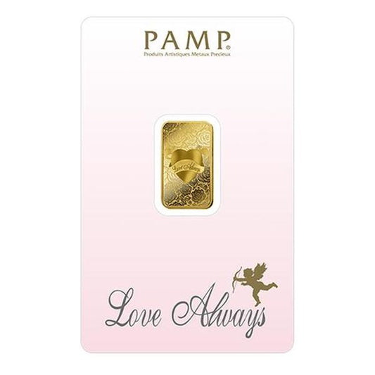Love Always - 5g .999 Pure Gold Bar (Love Always Limited Edition)