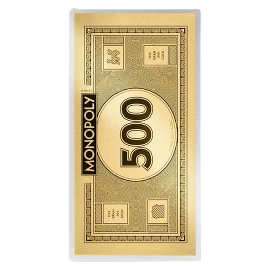 Monopoly - 5g .999 Pure Gold Bar (Monopoly Novelty Edition)