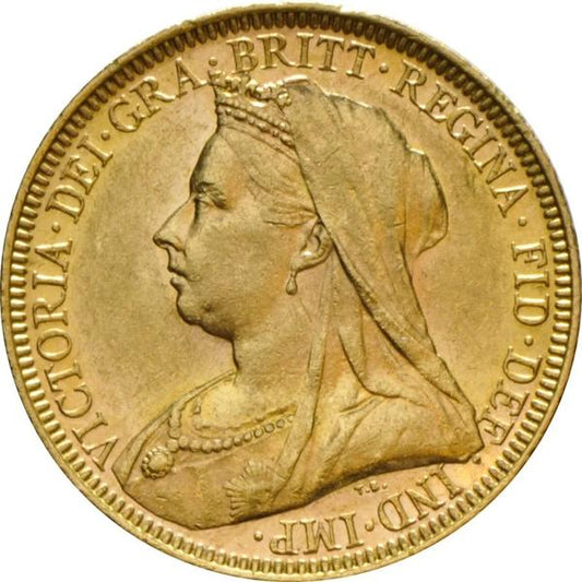 Victoria Veiled Head Full Sovereign